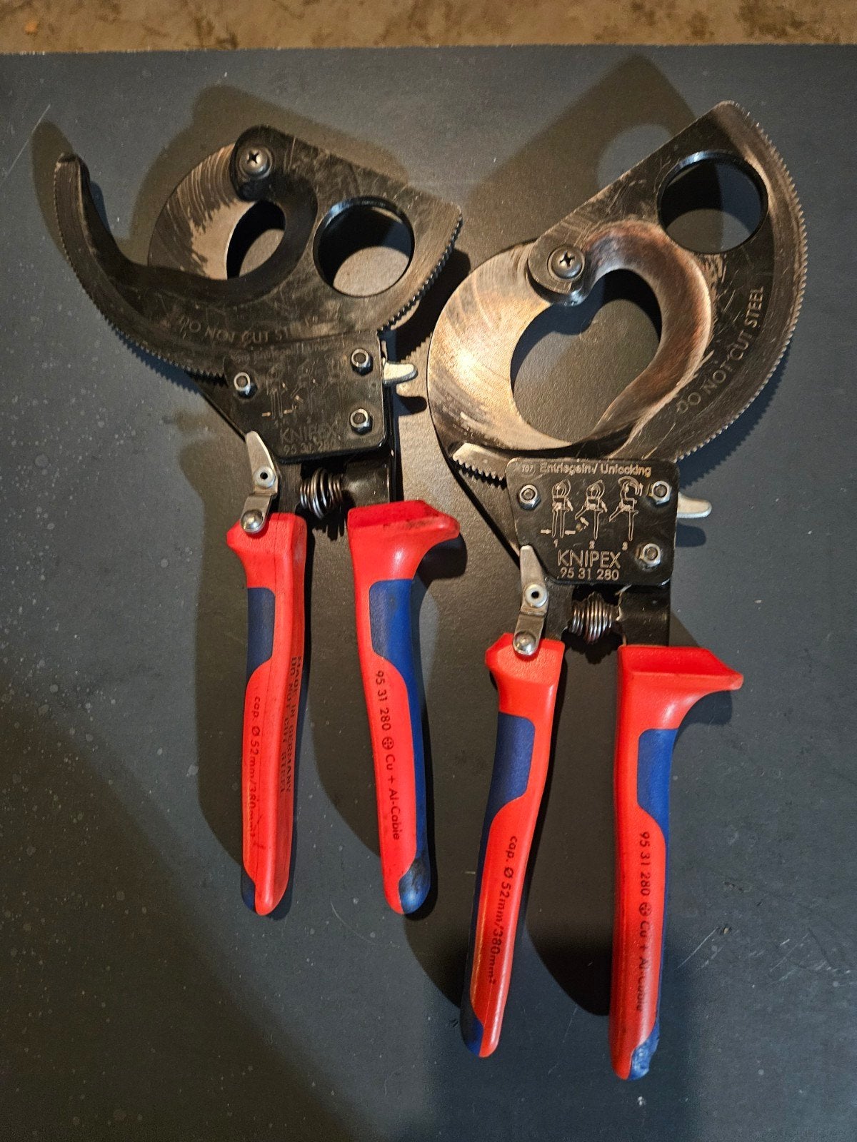 knipex kabelschaar 2x type 95.31.280, Ophalen of Verzenden