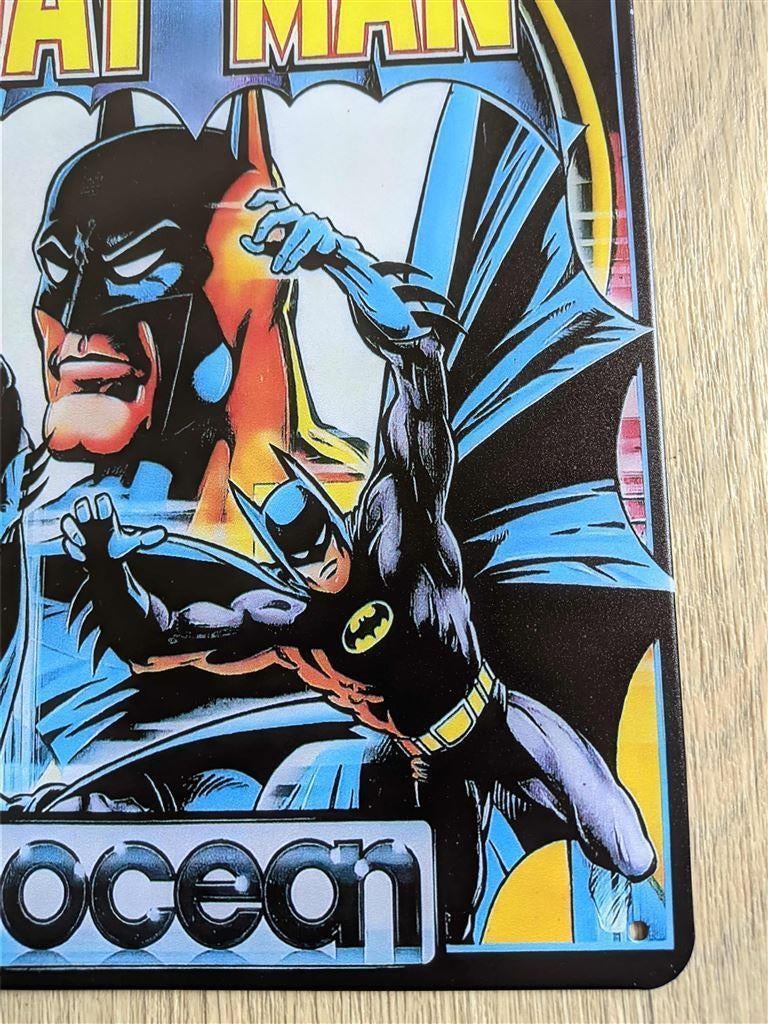 BATMAN Retro MSX Metalen Wandbord Poster, Spelcomputers en Games, Games | Overige, Avontuur en Actie, 1 speler, Nieuw, Ophalen of Verzenden