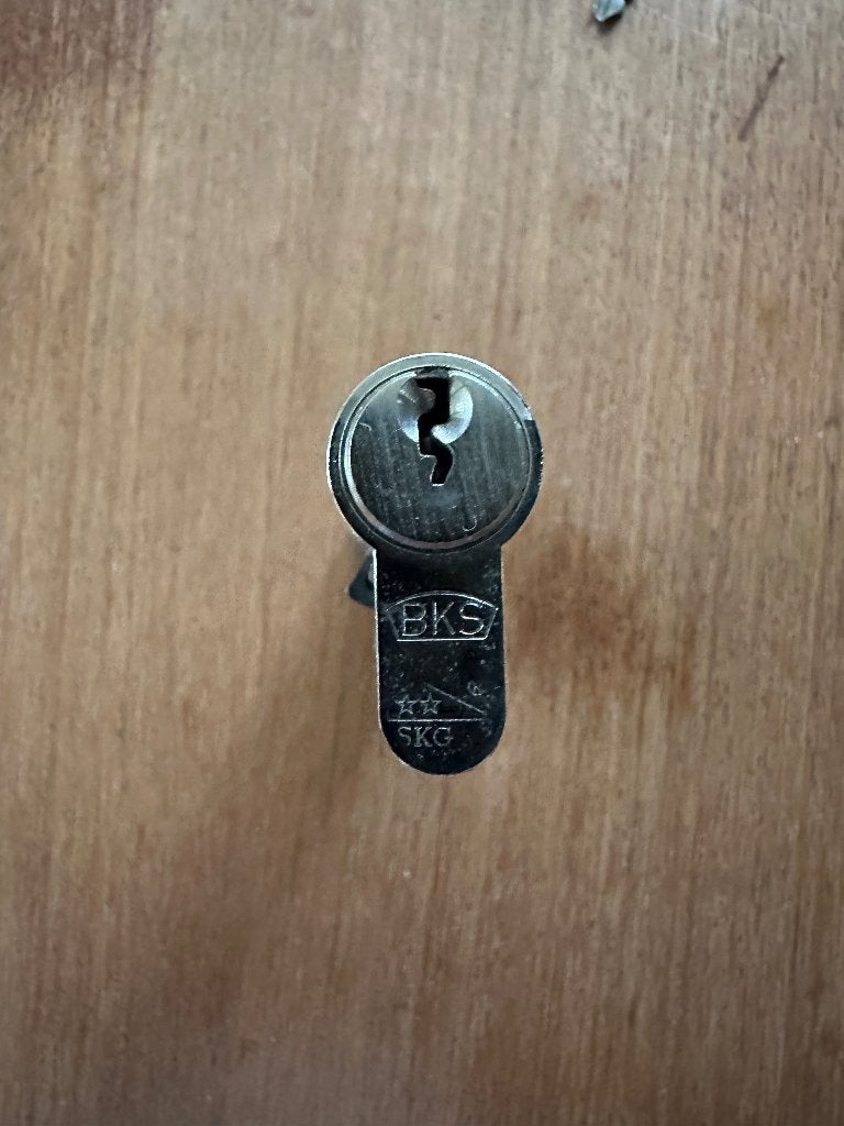 BKS cylindersloten 50/50 (gelijksluitend), Ophalen of Verzenden, Zo goed als nieuw, IJzer, Slot