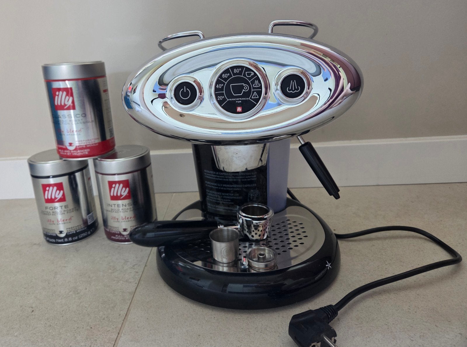 Illy Francis Francis X7.1 Iperespresso Koffiemachine, Stoompijpje, Koffiepads en cups, Espresso apparaat, Ophalen of Verzenden