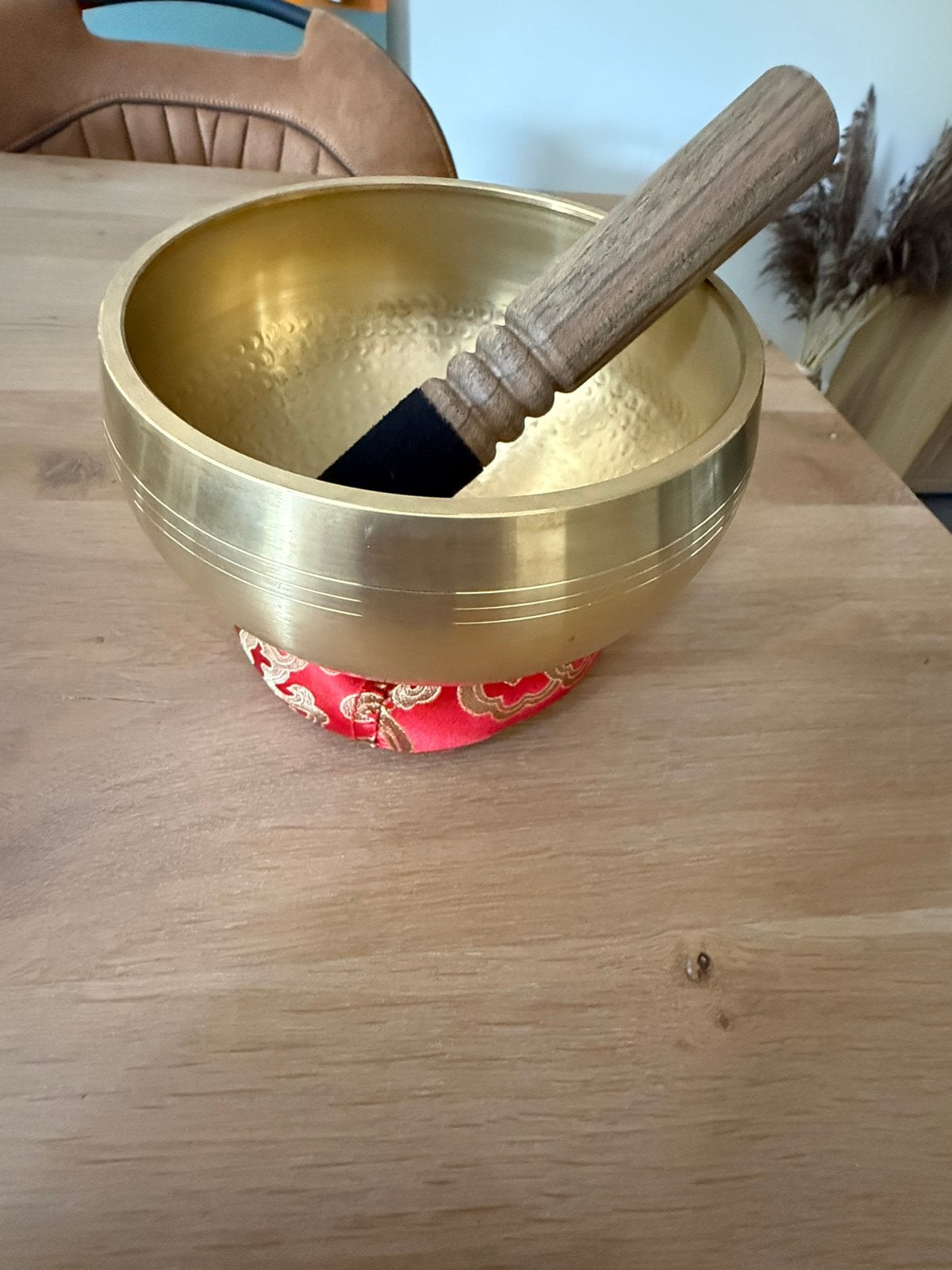 15 cm mooie klankschaal, Ophalen of Verzenden, Zo goed als nieuw
