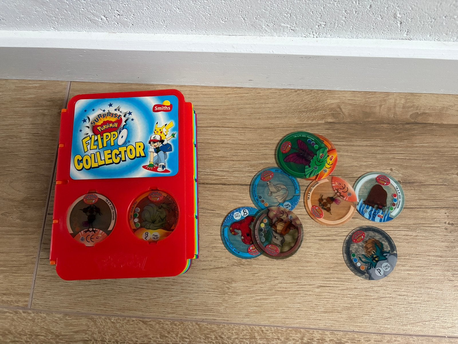 Surprise Pokémon flippo 37/45 compleet, Ophalen of Verzenden, Gebruikt