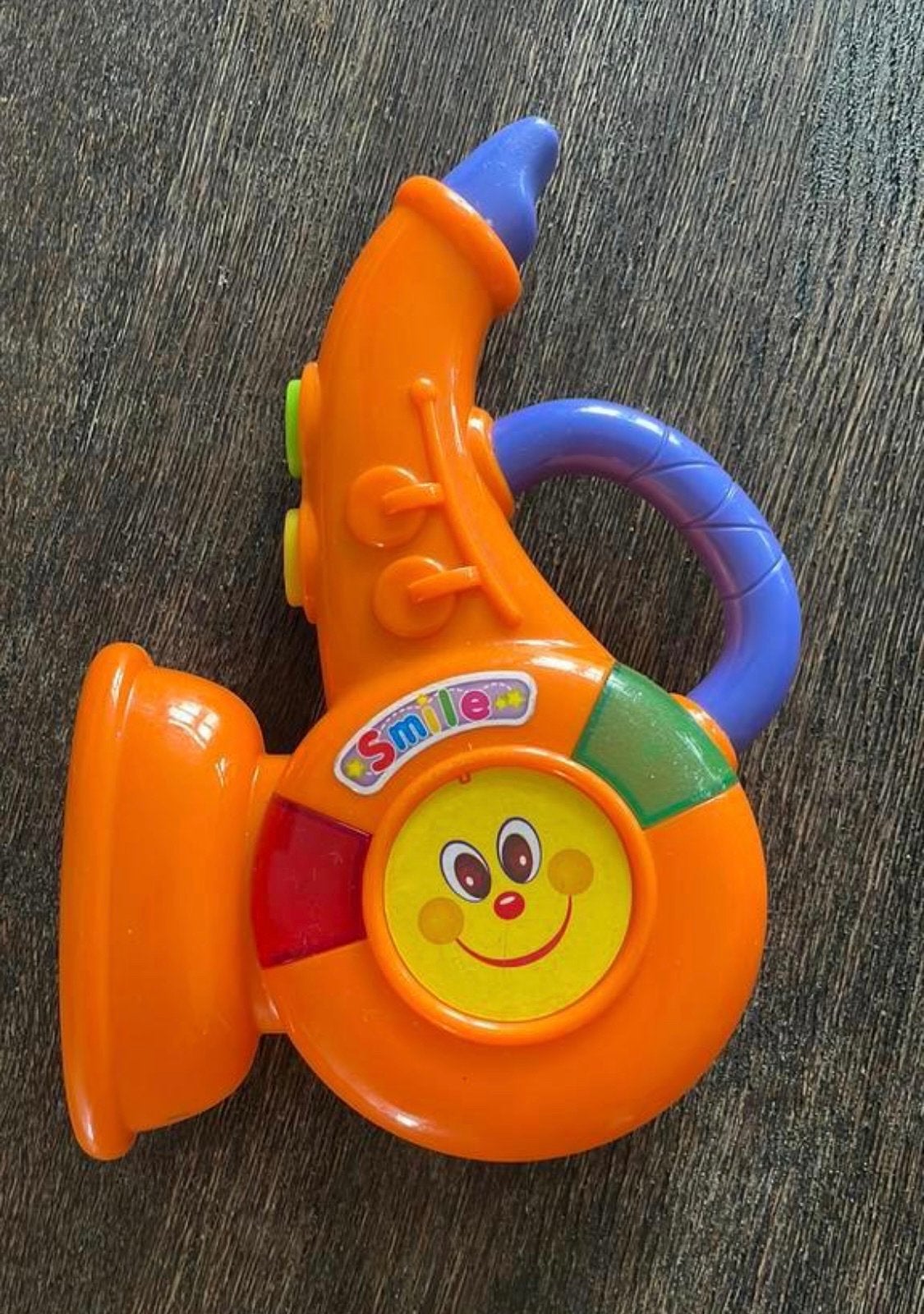 Vrolijke baby saxofoon met geluid, Ophalen, Gebruikt, Overige typen, Met licht