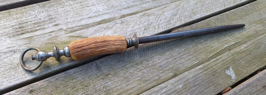 Vintage slijpstaal/wetstaal merk Fischer, izgst., Ophalen of Verzenden