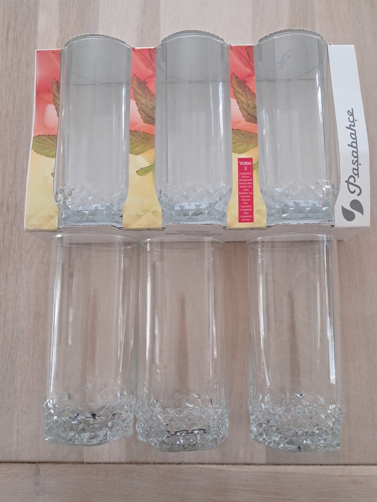 6 glazen.  Alleen ophalen., Verzamelen, Ophalen, Nieuw, Frisdrankglas