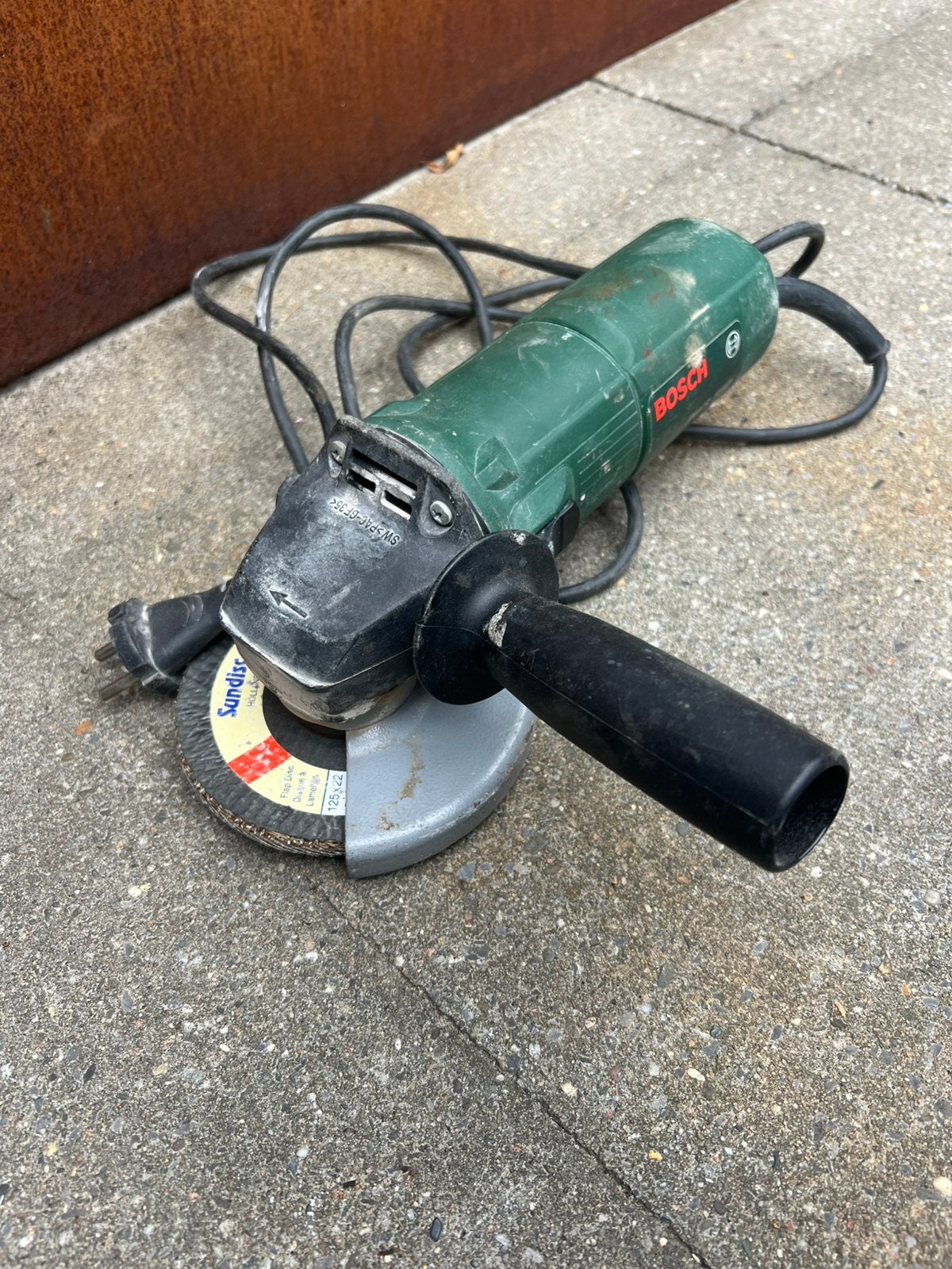 Bosch PWS 550 haakse slijper / slijpmachine 550W, Doe-het-zelf en Verbouw, Ophalen, Gebruikt, Minder dan 700 watt, Haakse handslijpmachine