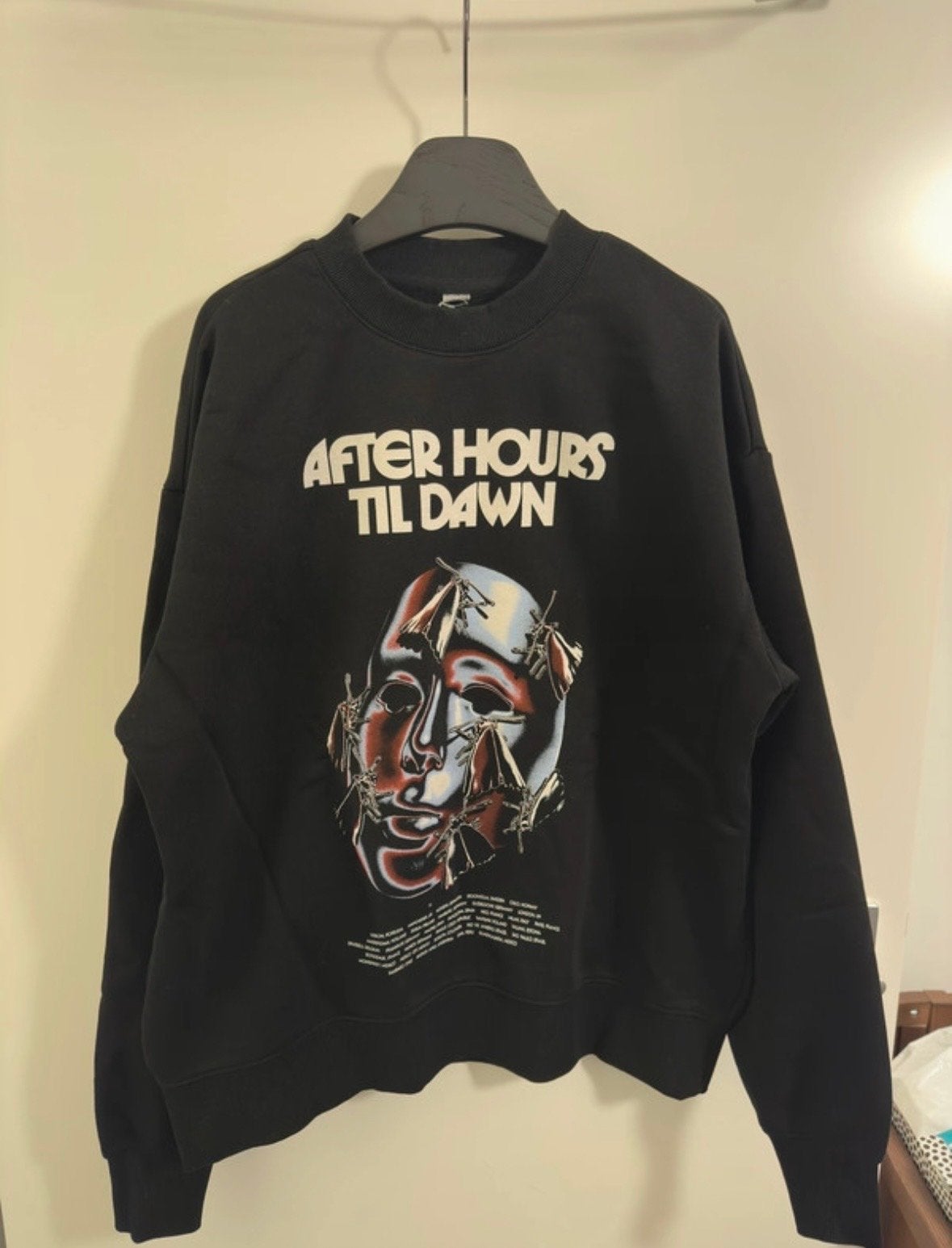 The Weeknd After Hours Til Dawn Global Stadium Tour Sweater, Ophalen of Verzenden, Nieuw, Maat 46 (S) of kleiner, Zwart