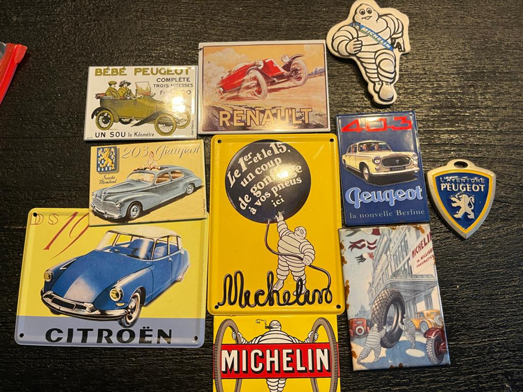 Koelkastmagneten frankrijk auto’s, Ophalen of Verzenden, Zo goed als nieuw