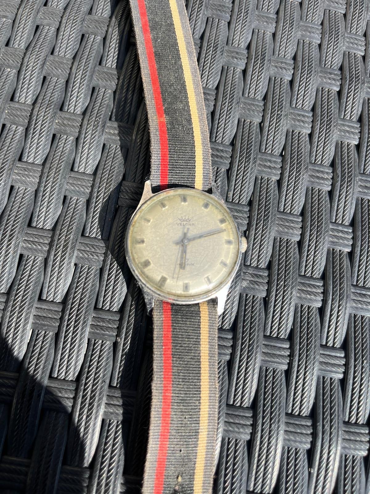 Vintage Polshorloge met NATO-band - Klassiek Design, Overige merken, Staal, Met bandje, Polshorloge