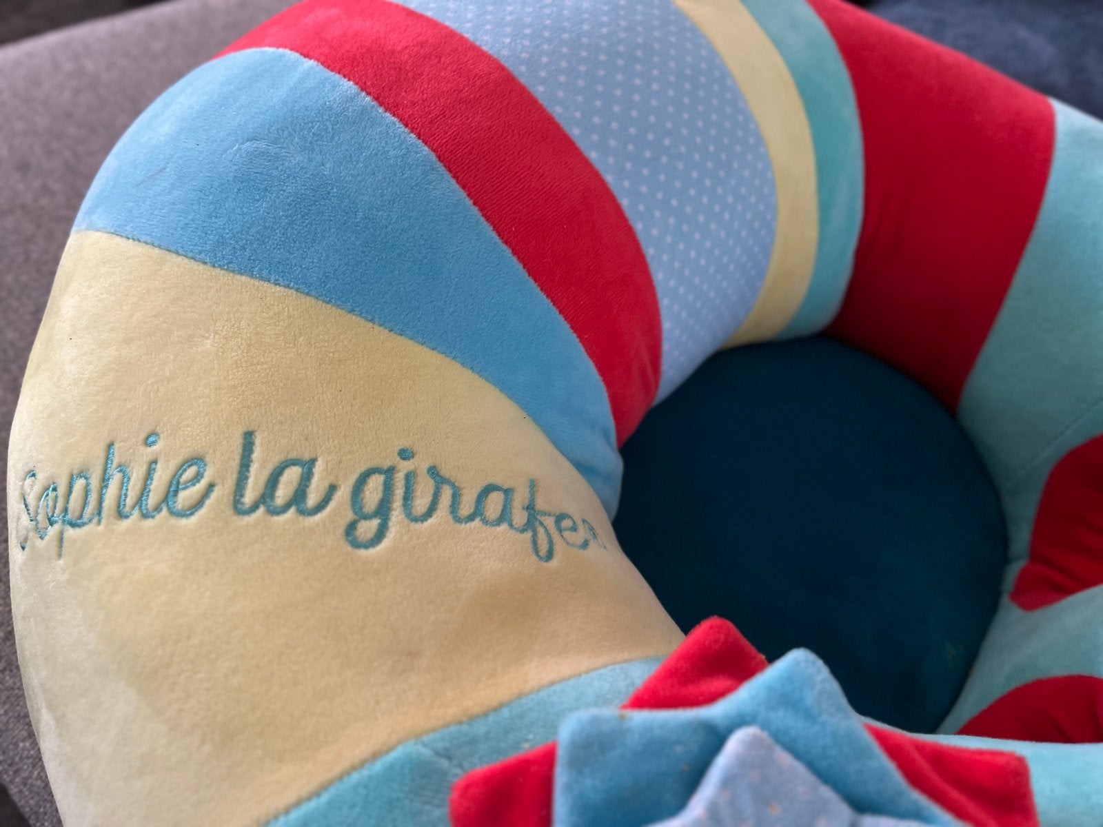 Sophie de Giraf Baby Zitkussen - Comfortabel en Speels, Ophalen, Gebruikt
