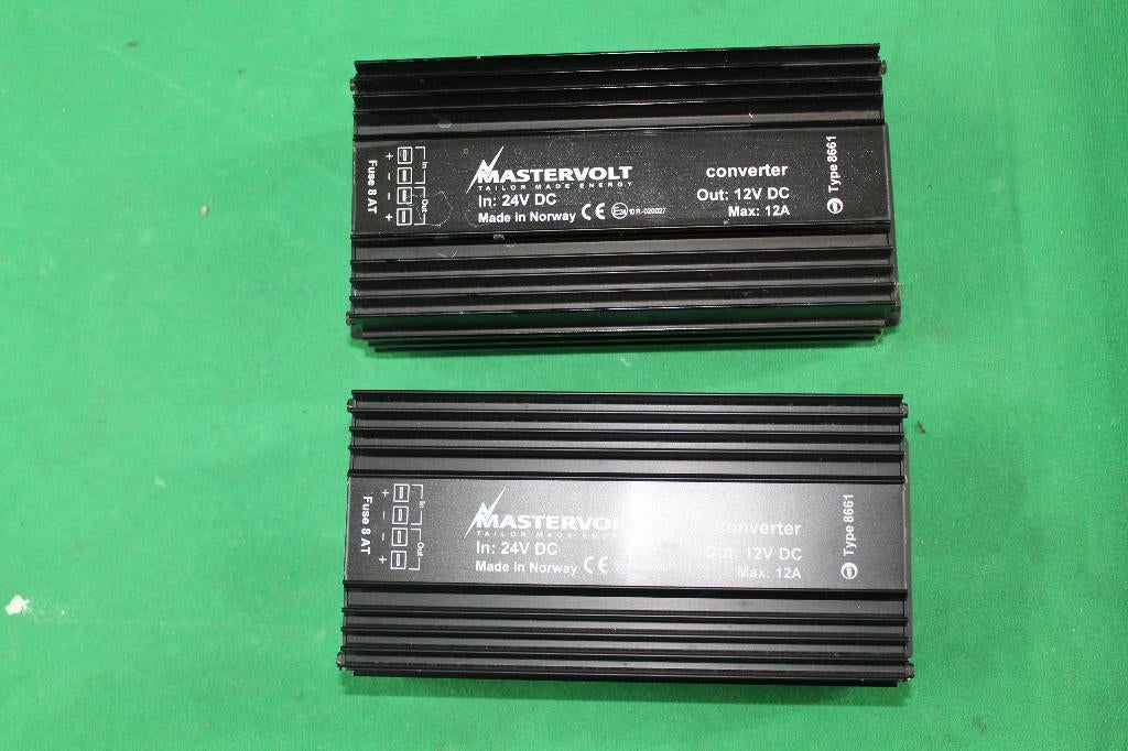 Mastervolt DC-DC omvormer 24V-12V-12A type 8661 (2X), Watersport en Boten, Ophalen, Nieuw, Motor en Techniek