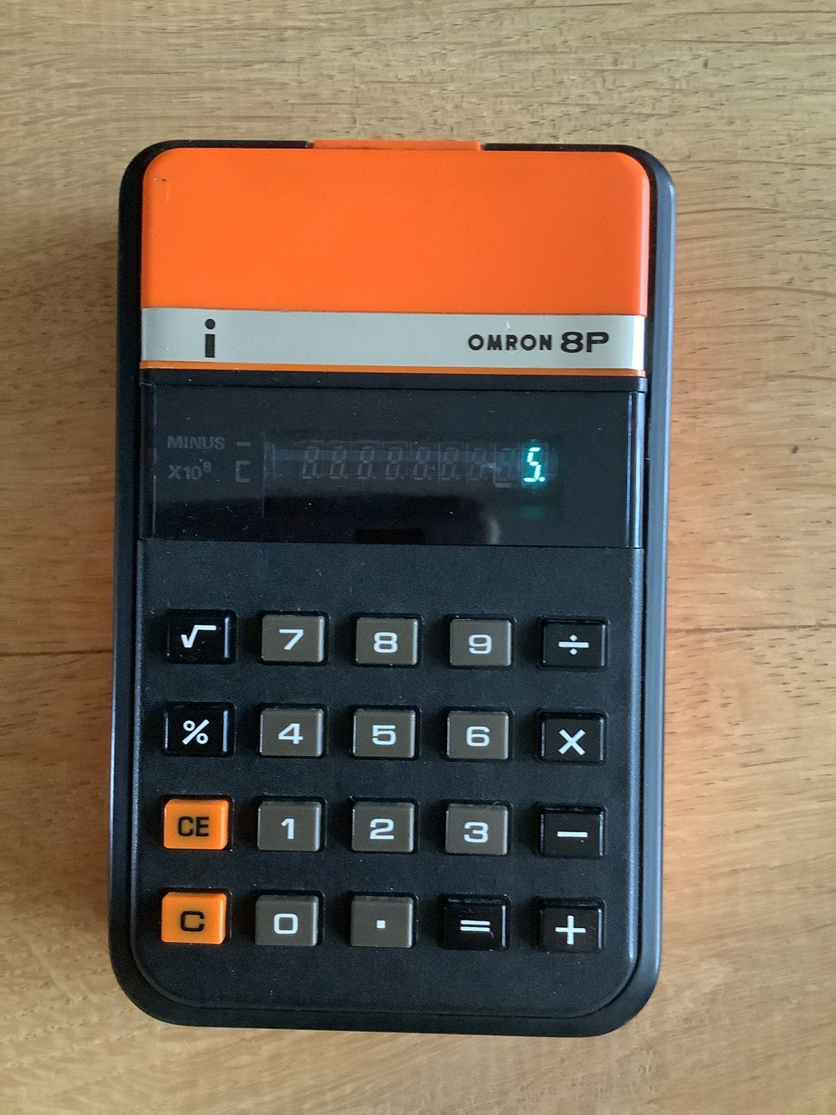 Omron vintage rekenmachine, Diversen, Ophalen of Verzenden, Gebruikt