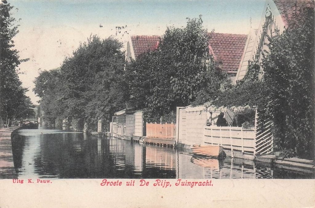 702-488-037 Groete Uit De Rijp Tuingracht, Verzenden, Voor 1920, Noord-Holland