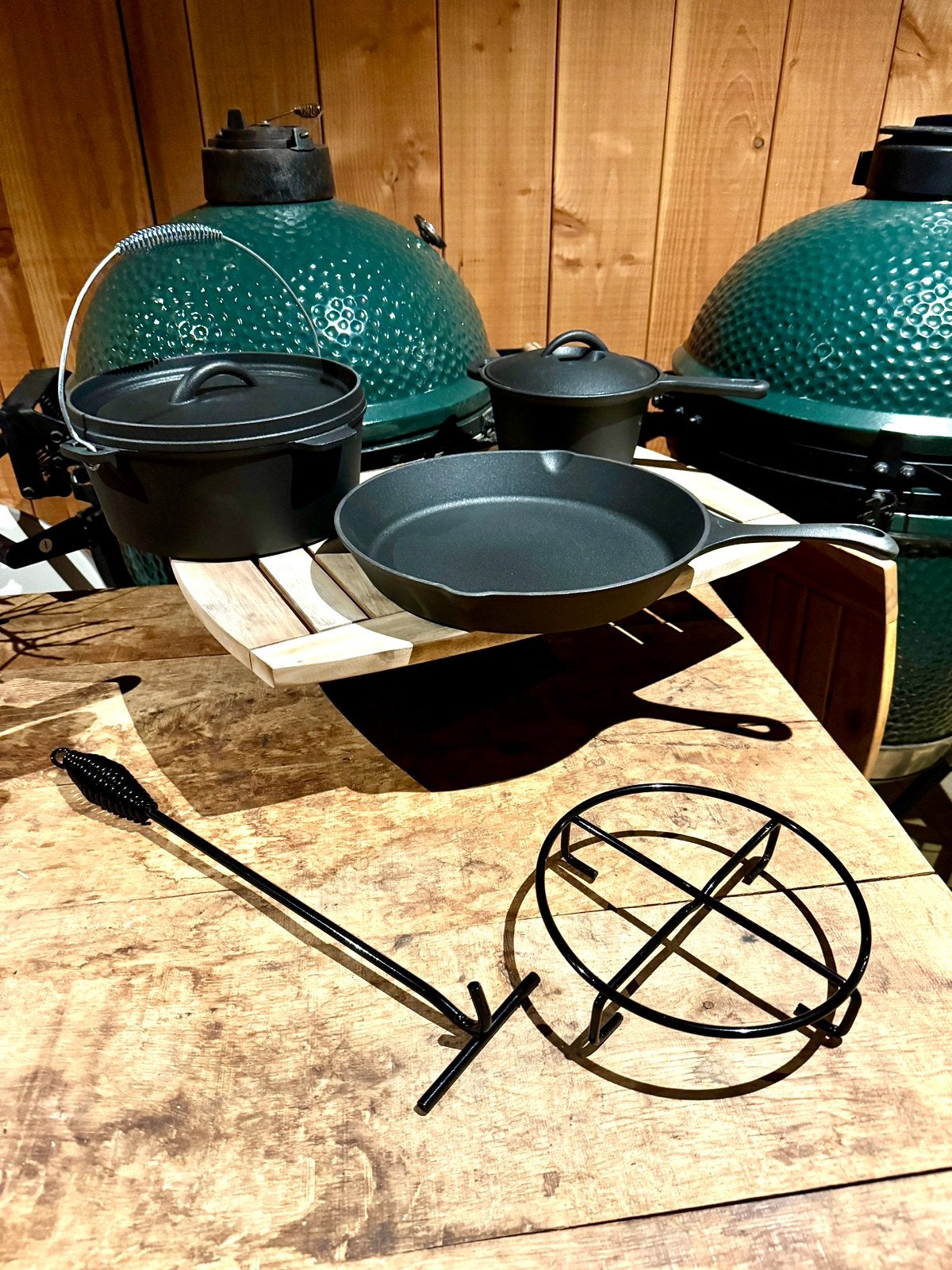 El Fuego Dutch Oven | 5-delig Gietijzeren Pannenset | Nieuw, Met handvatten, Gietijzer, Nieuw, Pannenset