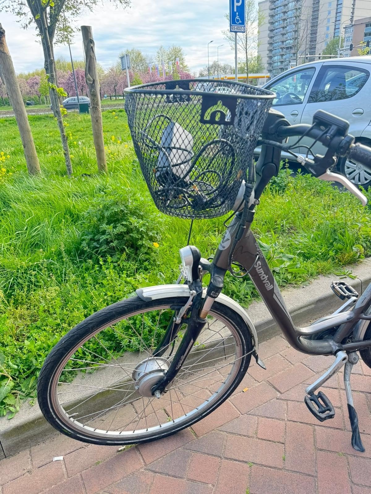Sundvall elektrische fiets, Ophalen, Zo goed als nieuw, 30 tot 50 km per accu, Overige merken