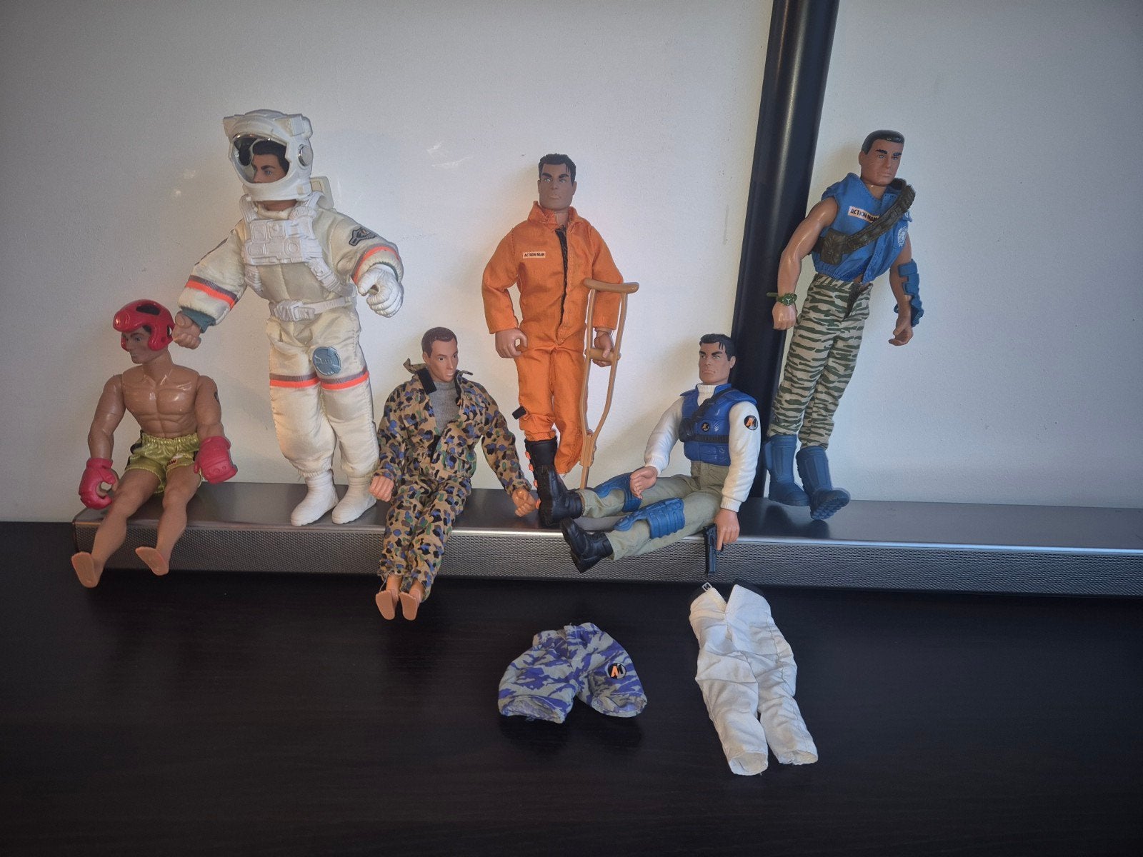 Vintage Action Man Poppen - Set van 6, Kinderen en Baby's, Speelgoed | Actiefiguren, Ophalen of Verzenden, Gebruikt