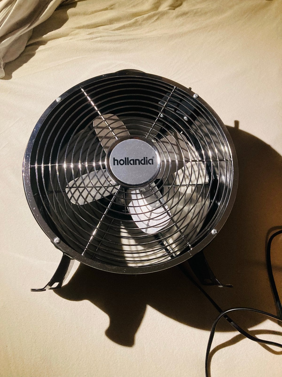 Hollandia Ventilator - Compact en Krachtig, Witgoed en Apparatuur, Ventilatoren, Ophalen of Verzenden, Zo goed als nieuw, Tafelventilator