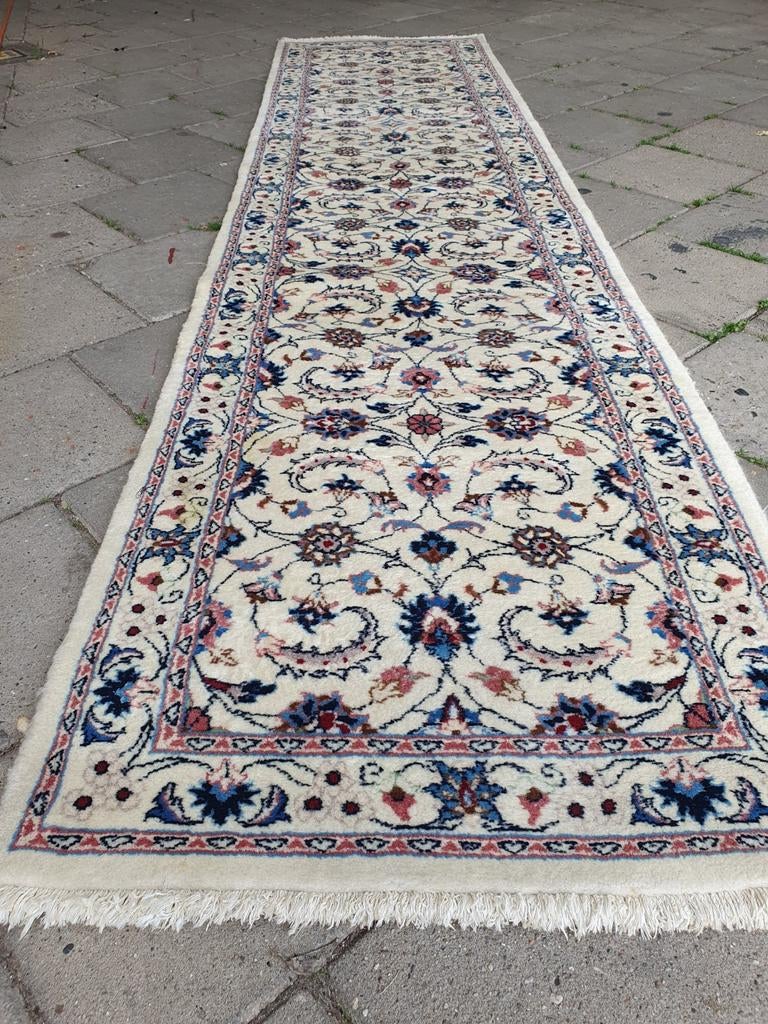 Perzische loper 300x72 cm .Nain, Gebruikt, 200 cm of meer, Rechthoekig, Nain