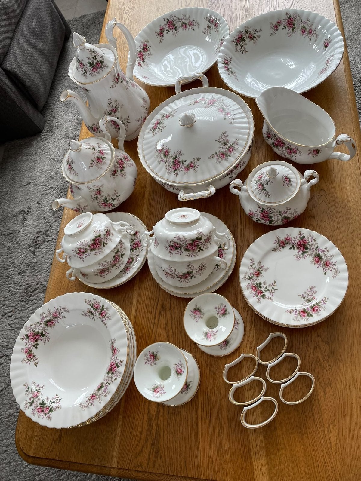 Royal Albert Lavender Rose Servies - Compleet Diner & Thee, Ophalen of Verzenden
