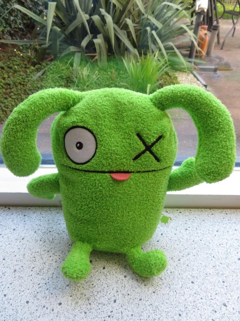 Ugly Dolls OX merk Hasbro uit 2018/2019 lime groen, Kinderen en Baby's, Speelgoed | Knuffels en Pluche, Groen, Overige typen, Wasbaar