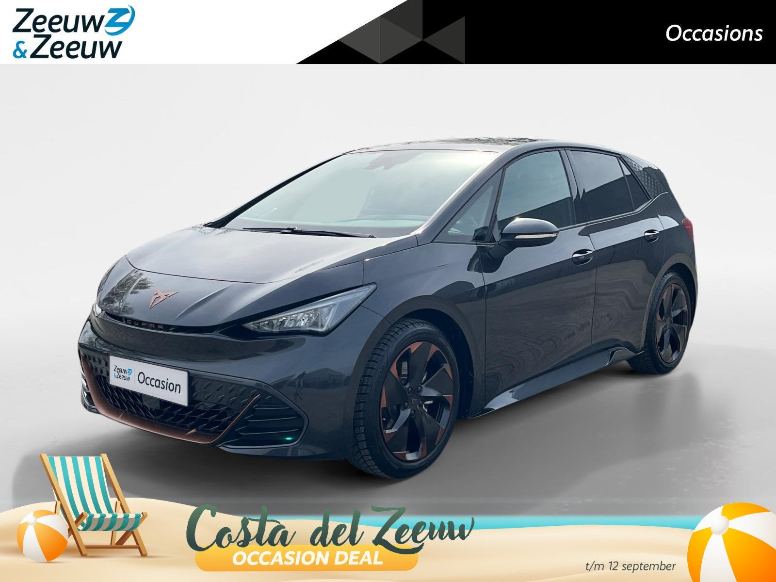 CUPRA Born Impulse 62 kWh | Navigatie | Apple Carplay en And, Auto's, Cupra, Automaat, Gebruikt, Zwart, 375 min