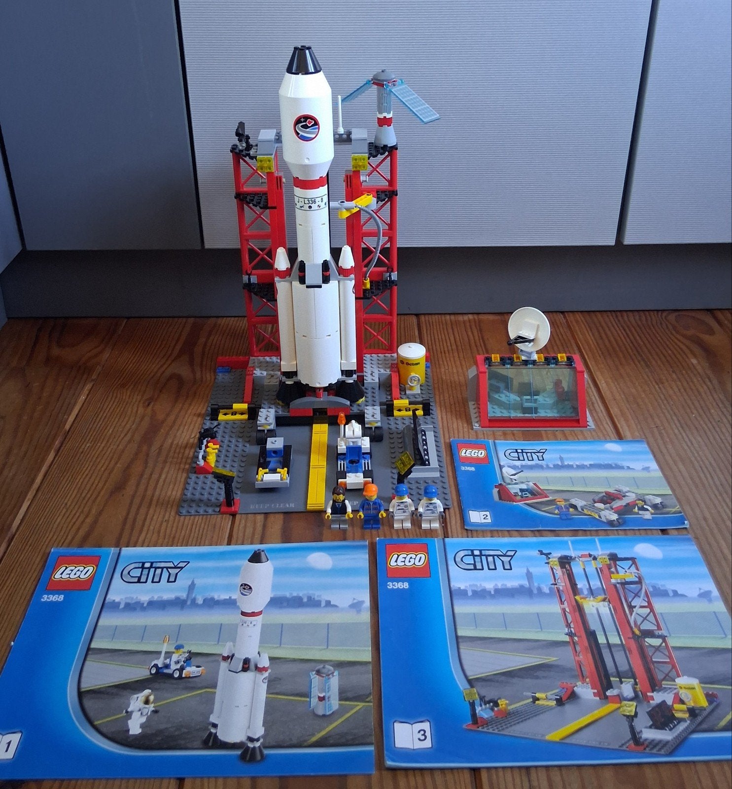 lego city space center Raketinstallatie 3368 complete set, City, Lego, Ophalen of Verzenden, Zo goed als nieuw