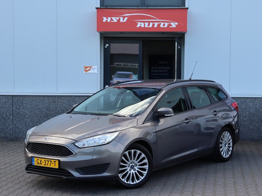 Ford Focus Wagon 1.0 Trend Edition navi LM airco org NL, Auto's, 101 pk, Gebruikt, Euro 6, Bruin