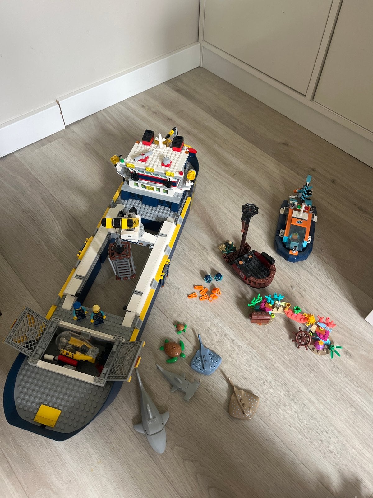Lego: Onderzoeksschip, Koraalrif & Dieren, Ophalen, Inclusief minifiguren, Lego, Complete set