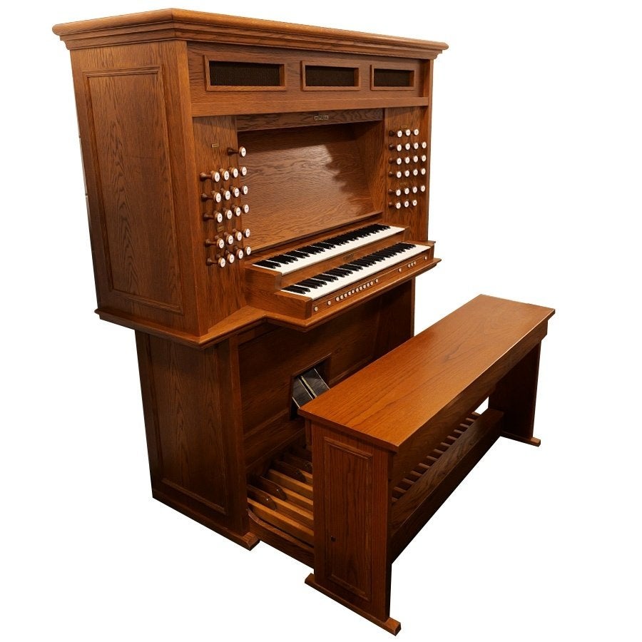 Content Pastorale Donker Eiken - Occasion, Muziek en Instrumenten, Orgels, 2 klavieren, Gebruikt, 3364AE, Ophalen of Verzenden