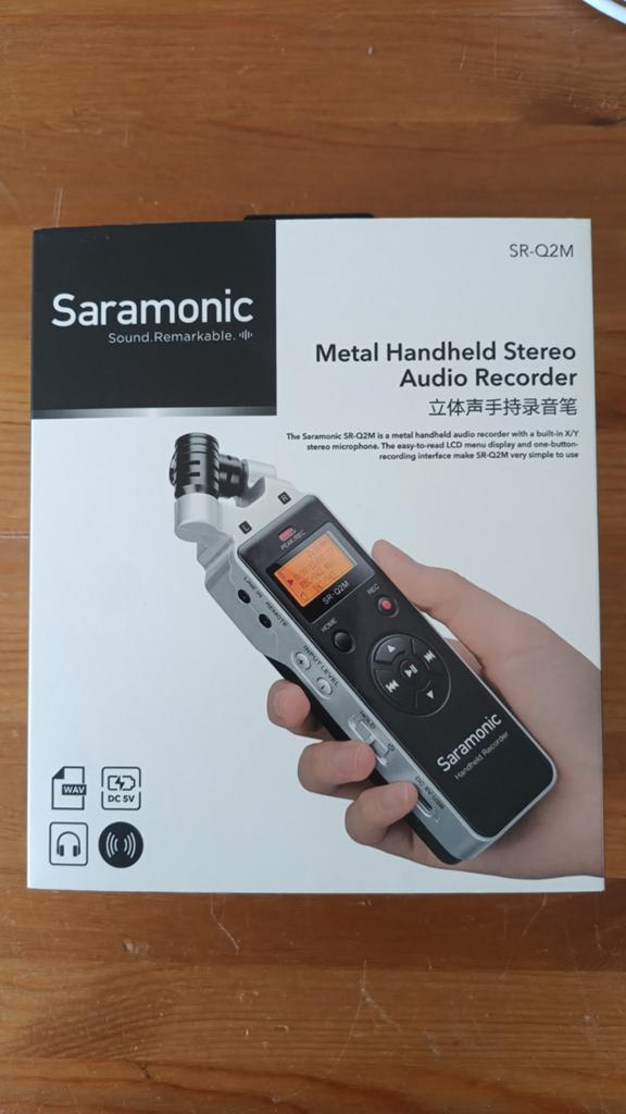 Nr2. Saramonic SR-Q2M Metalen Handheld Stereo Audio Recorder, Verzenden