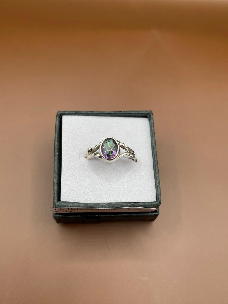 Mystic topaas ring maat 12, Nieuw, Ophalen of Verzenden, Kleiner dan 17, X