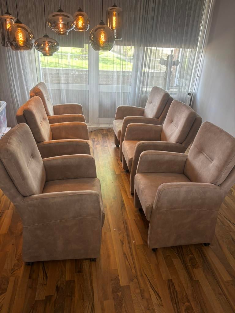 Eetkamerstoelen 6x, Huis en Inrichting, Ophalen, Zo goed als nieuw