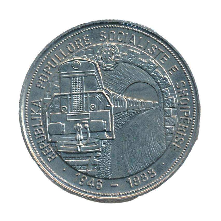 Albanië 5 Leke 1988, Ophalen of Verzenden, Overige landen, Overige waardes, Losse munt