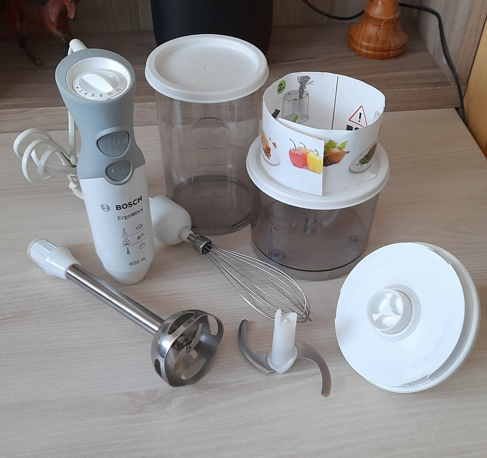 Bosch staafmixer, Ophalen, Blender