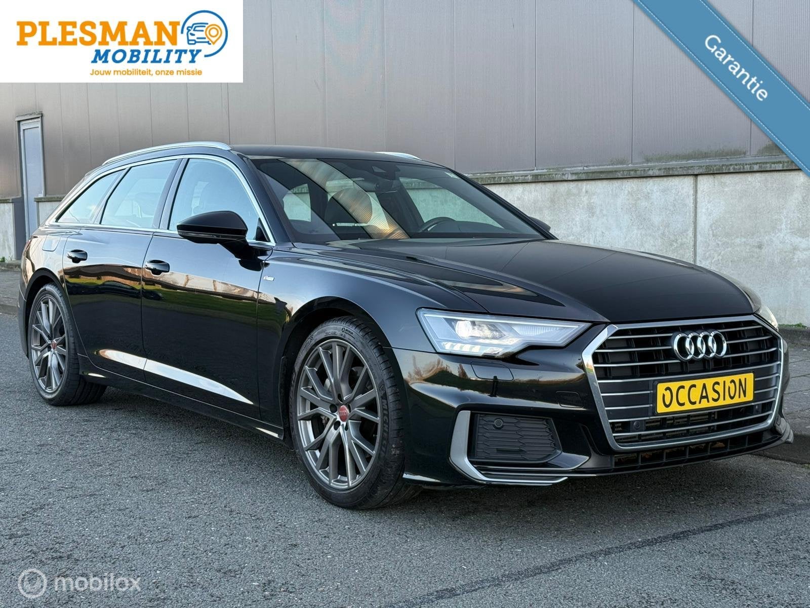 Audi A6 Avant, 45 TFSI S line edition |Dealeroh|6 maanden Ga, Auto's, Audi, Gebruikt, Euro 6, 4 cilinders, Zwart