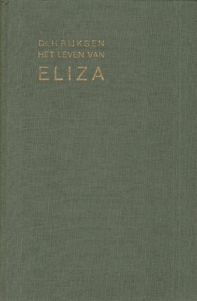 Ds. H. RIJKSEN: Het LEVEN VAN ELIZA, Ophalen of Verzenden, Gelezen