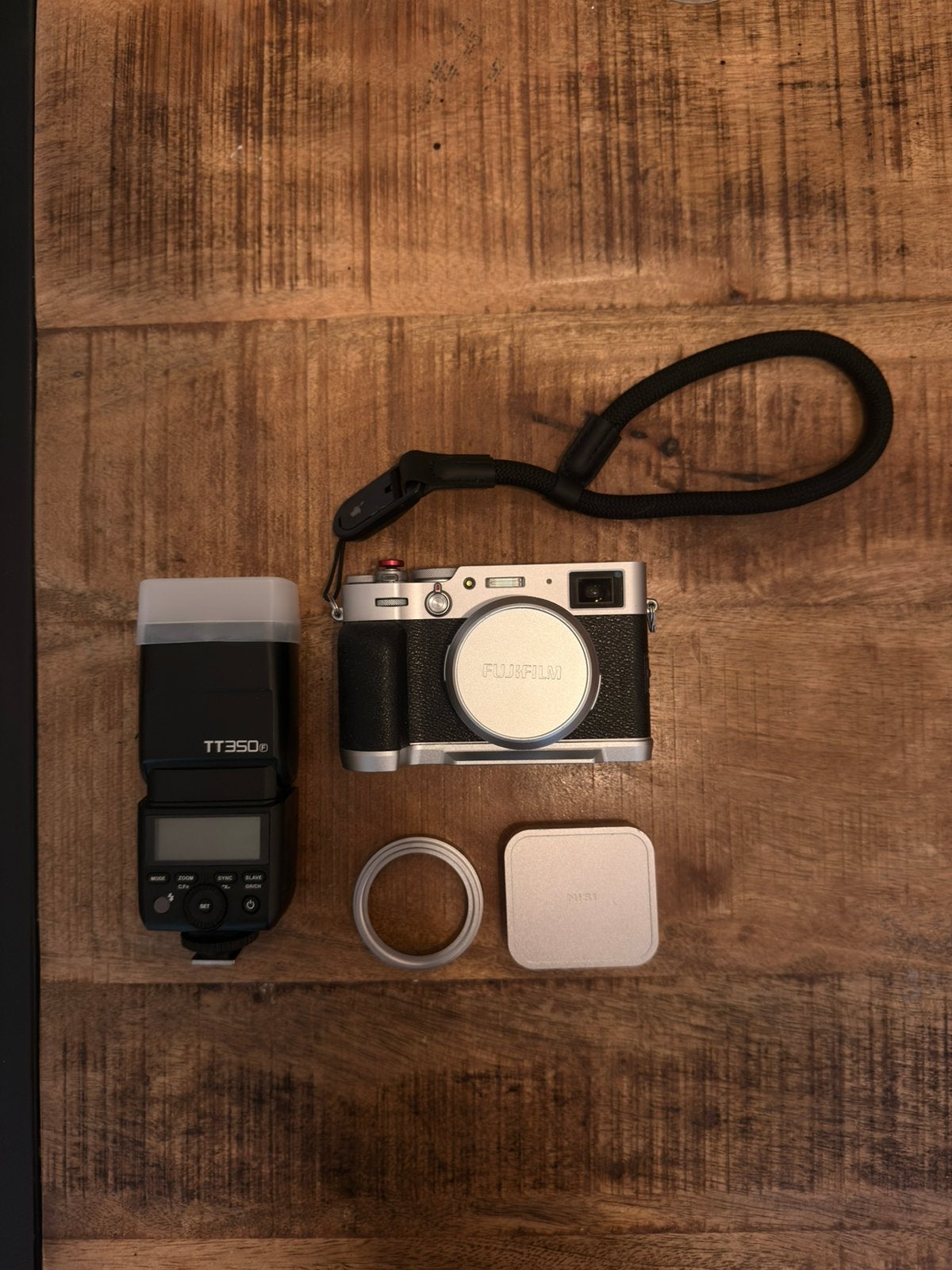 Fujifilm X100V + extra’s, Ophalen of Verzenden, Zo goed als nieuw, Fujifilm, Compactcamera