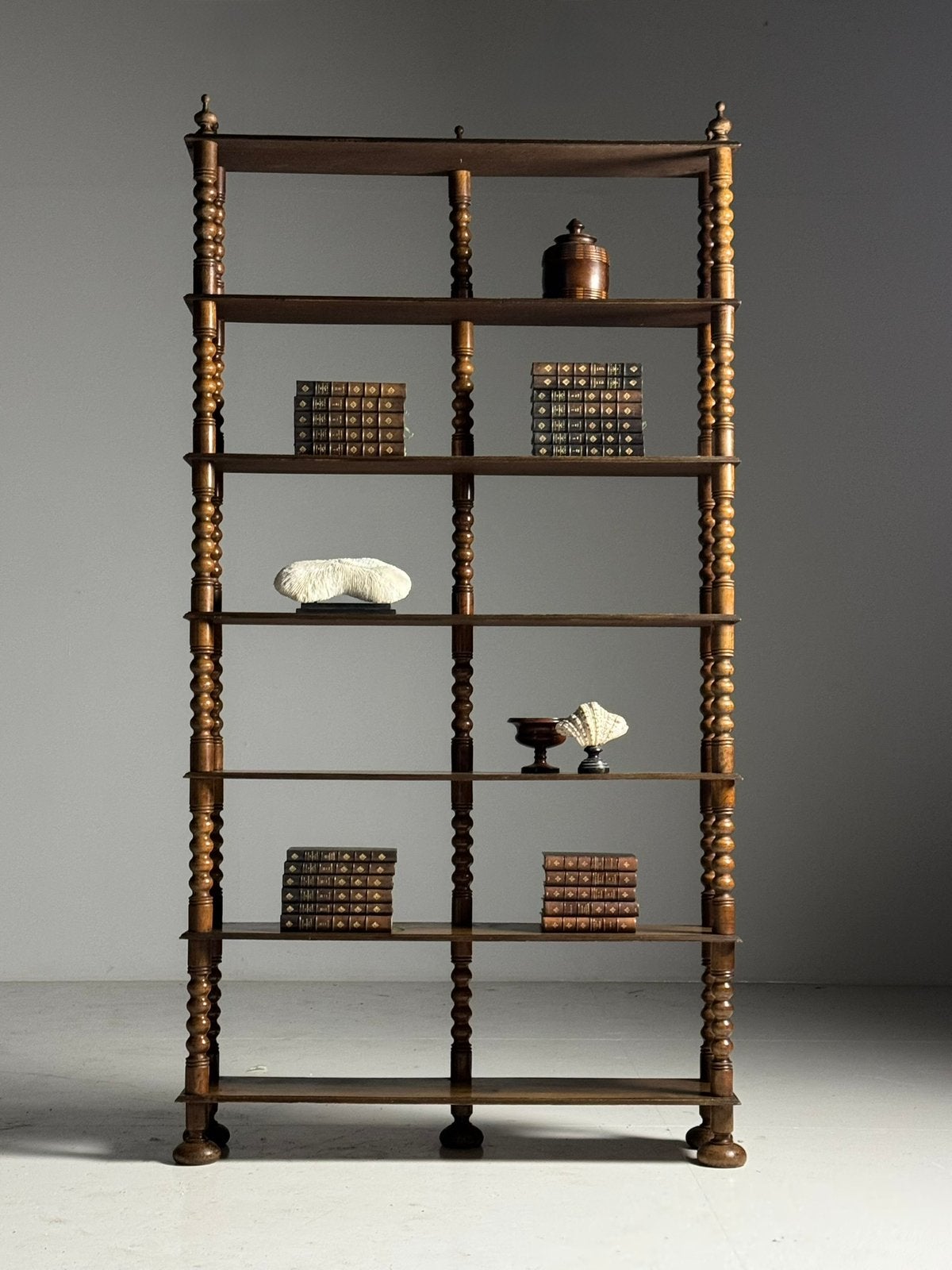 Bobbin boekenkast Frans antiek, Antiek en Kunst, Ophalen of Verzenden