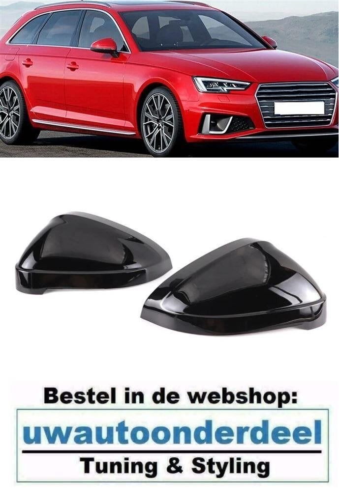 Spiegel Spiegelkap Glans Zwart Geschikt Voor Audi A4 A5 S4 S, Verzenden, Automotive Parts, A.parts@hotmail.nl, Trasmolenlaan 12 3447 GZ Woerden