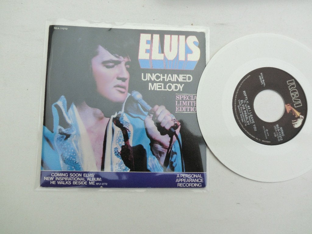 Elvis Presley Unchained melody, Ophalen of Verzenden, Zo goed als nieuw, 7 inch, Pop