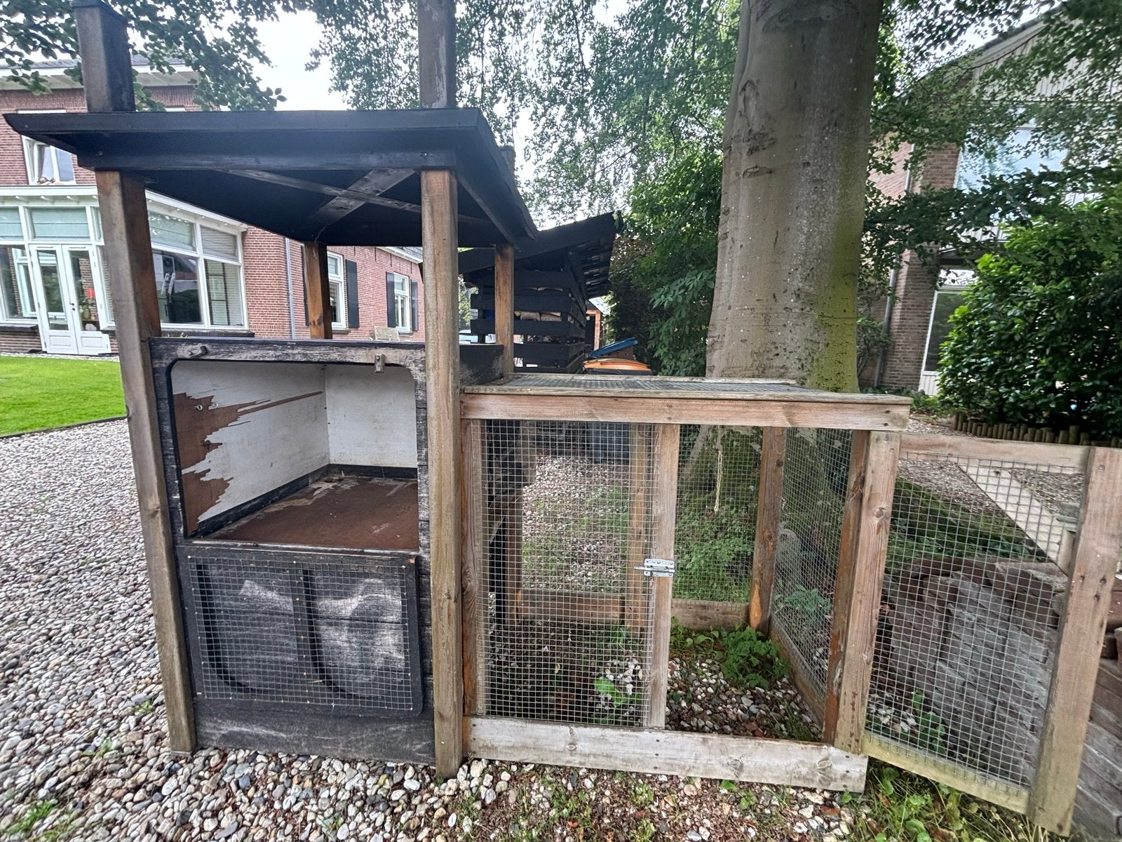 mooi konijnen hok, Dieren en Toebehoren, Ophalen, 110 cm of meer, Zo goed als nieuw, 90 cm of meer