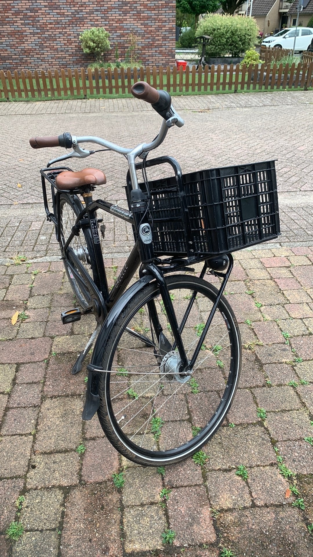 Mooie mandfiets, Fietsen en Brommers, Fietsen | Dames | Omafietsen, Ophalen, Gebruikt, Versnellingen