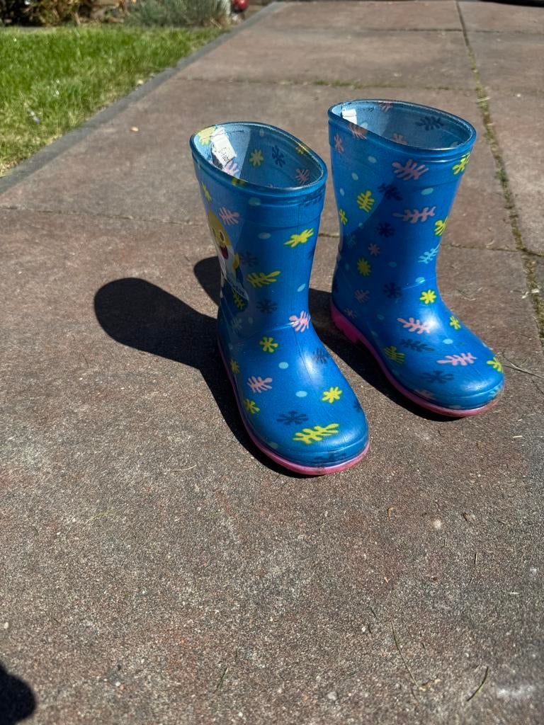 Kinder laarsjes maat 24 Baby Shark, Kinderen en Baby's, Ophalen, Gebruikt, Meisje, Laarzen
