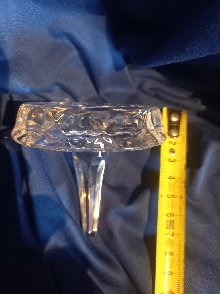 Kristallen ringenhouder, Antiek en Kunst, Antiek | Glas en Kristal, Ophalen of Verzenden