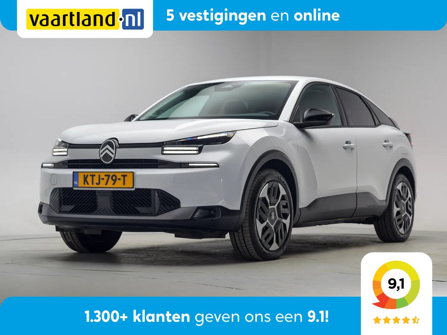 Citroën C4 You 50kWh 3-fase [ LED Navi Apple / android Came, Auto's, Citroën, Automaat, 0 cilinders, Gebruikt, 1546 kg
