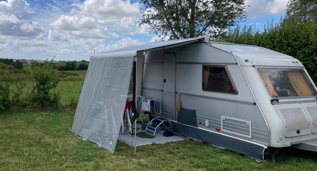 Kip caravan 41 EKL Sun Line 1999 met mover + Omnistor luifel, Luifel, Rondzit, Kip, Tot en met 2