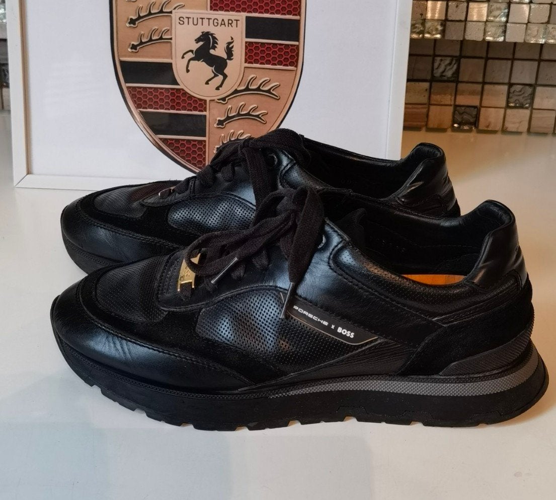 Origineel porsche x boss heren schoenen. #Porsche #hugo boss, Porsche x Boss, Zwart, Ophalen of Verzenden, Zo goed als nieuw