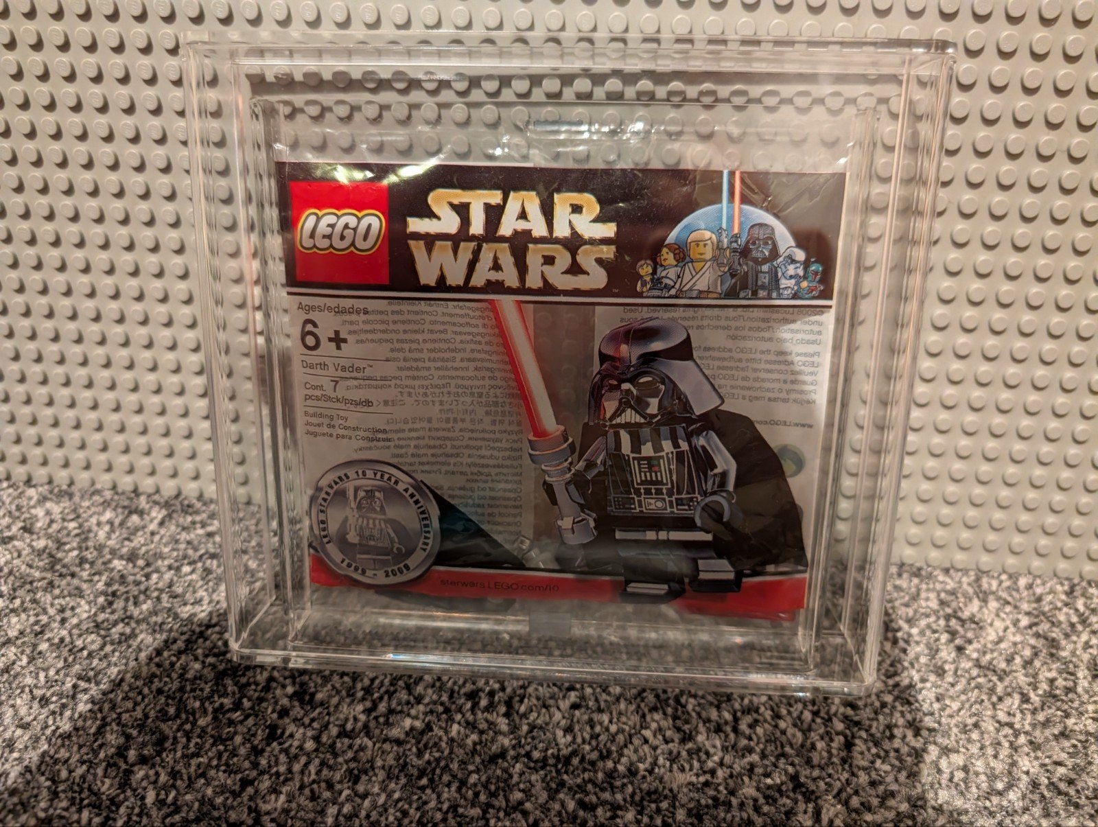 Lego Chrome darth vader met acryl case, Ophalen of Verzenden, Nieuw