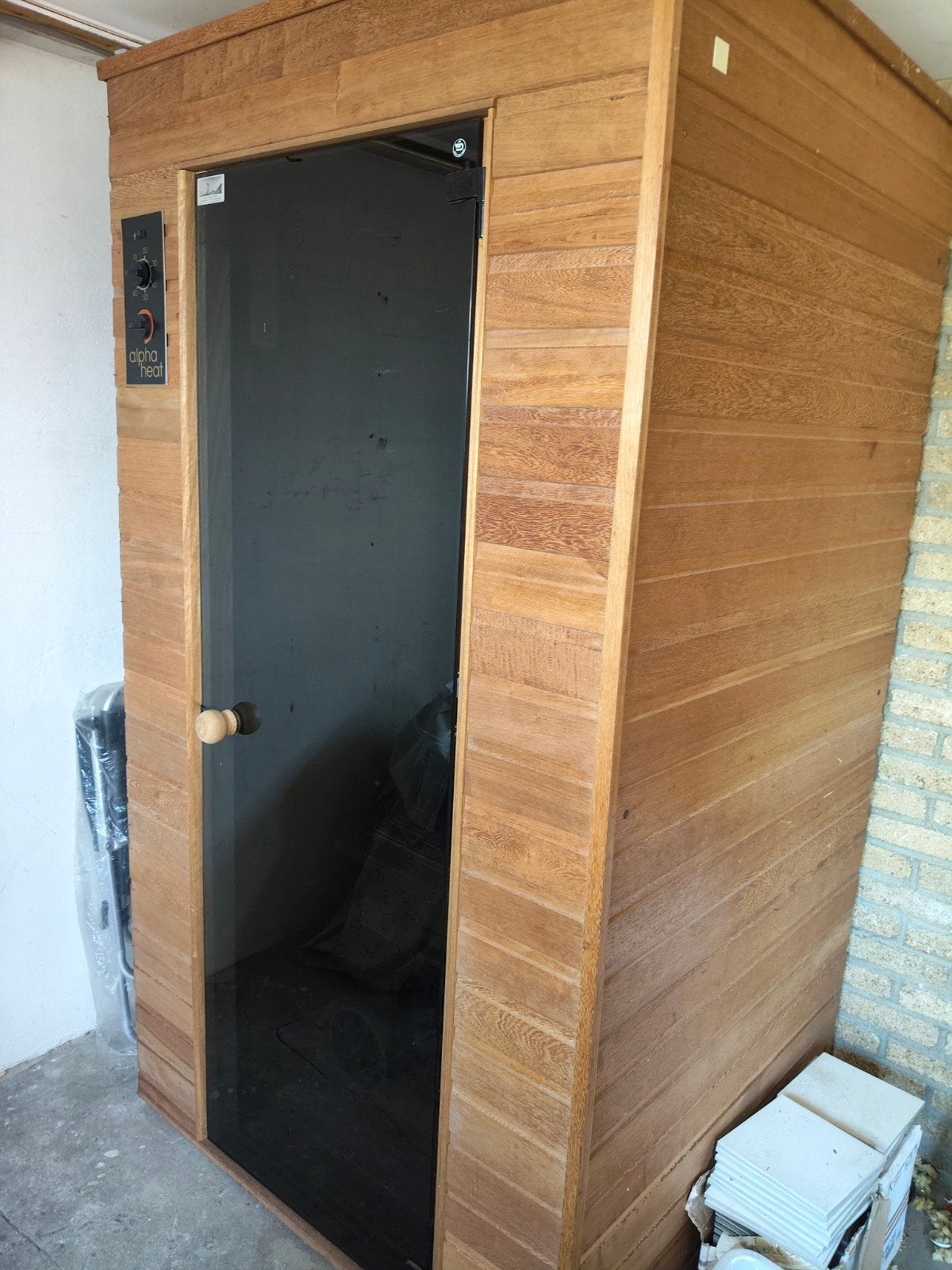 Infrarood sauna gratis eenpersoons/teeepersoons, Sport en Fitness, Sauna, Ophalen, Gebruikt, Complete sauna