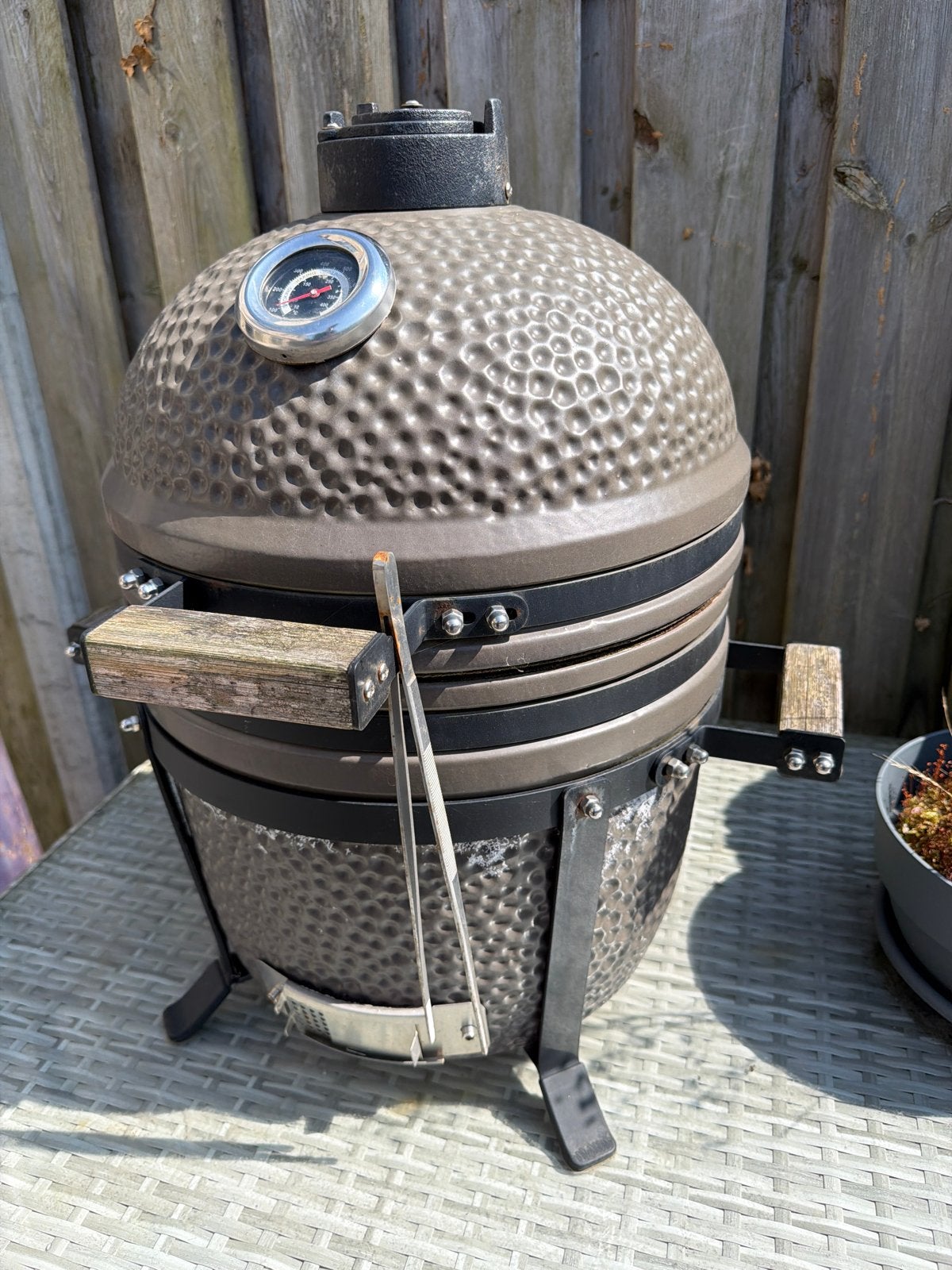 Patton (A merk) Compacte Kamado BBQ met thermometer, Ophalen, Gebruikt